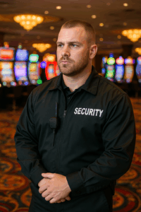 Security Guard working for a Security Firm in Property Healthcare and Casinos