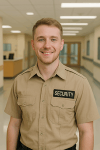 Security Guard working for a Security Firm in Property Healthcare and Casinos
