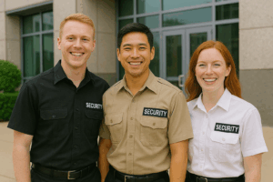Guards Representing Security Firms in Property Healthcare and Casinos