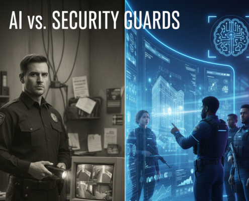 Security guards using AI to help them do their job.